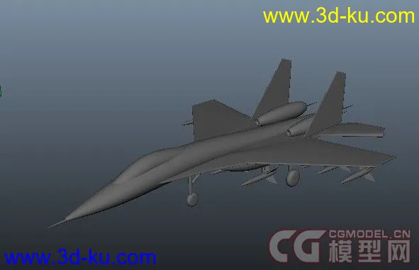 maya飞机模型下载的图片2