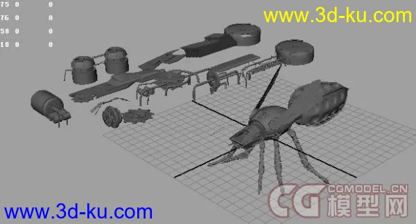 灰烬  机械苍蝇模型的图片1