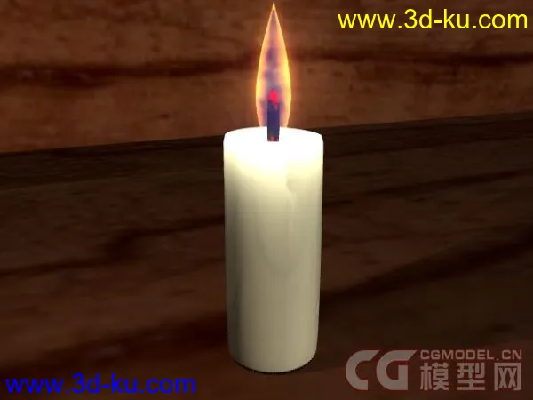 蜡烛（材质练习）模型的图片1