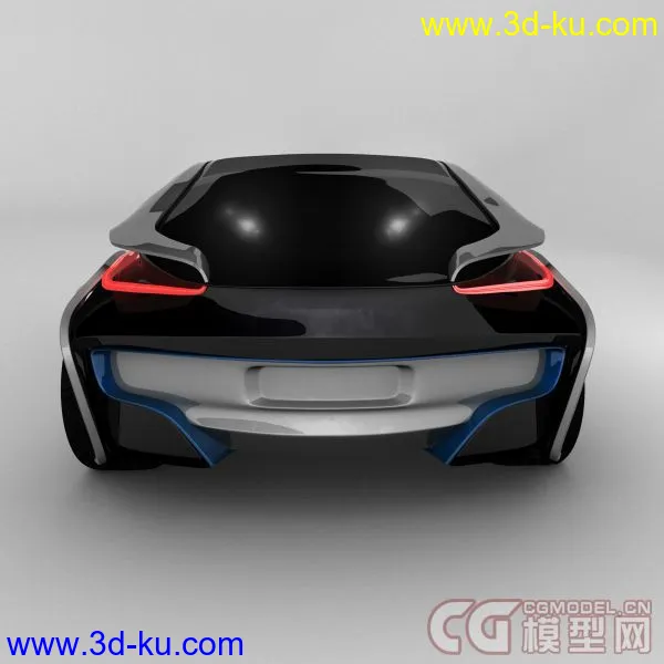 BMW  概念车i8 加内饰 贴图 材质 场景模型的图片5