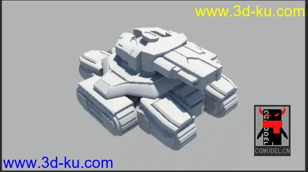 星际2人族坦克模型的图片1