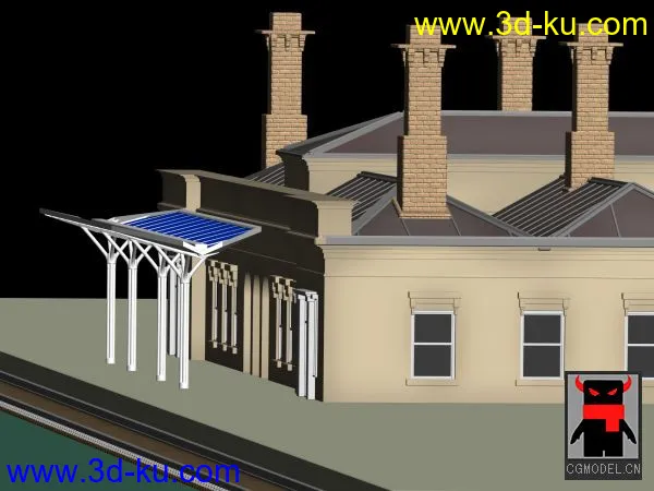 小火车站模型的图片1