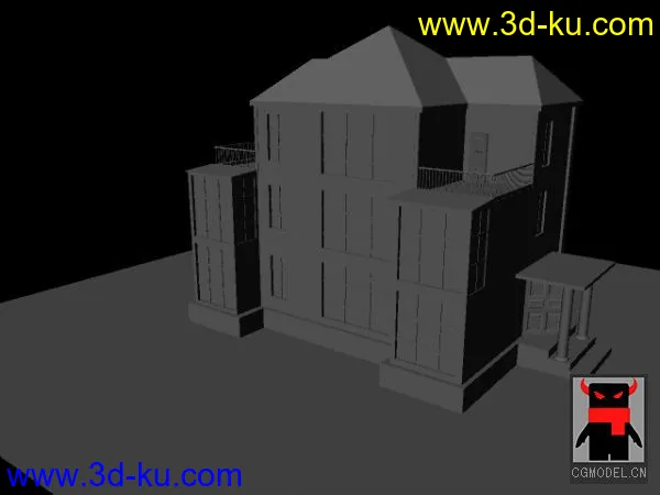 别墅建筑模型的图片1
