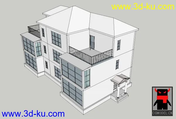 别墅建筑模型的图片2