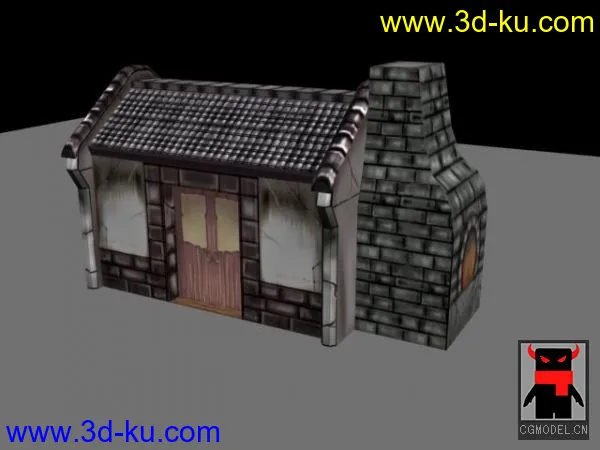 网页游戏房子，可下载模型的图片1
