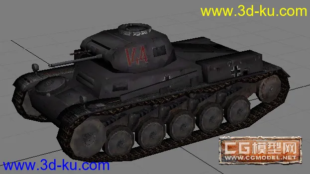 《战地１９４２》2号轻型坦克模型的图片1