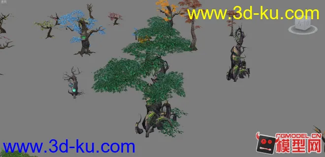 轩辕传奇植物合集（一）模型贴图下载的图片4
