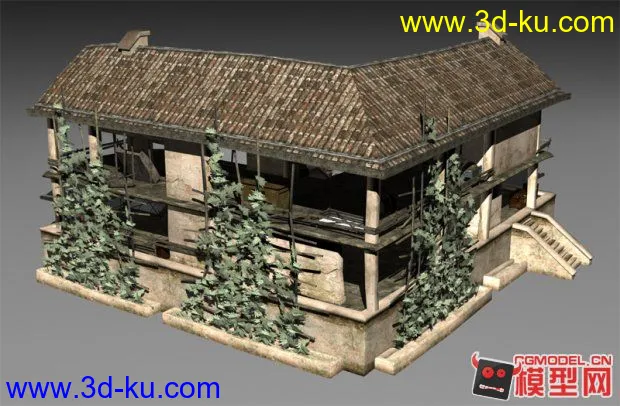 西洋中古世纪房子3模型下载的图片1
