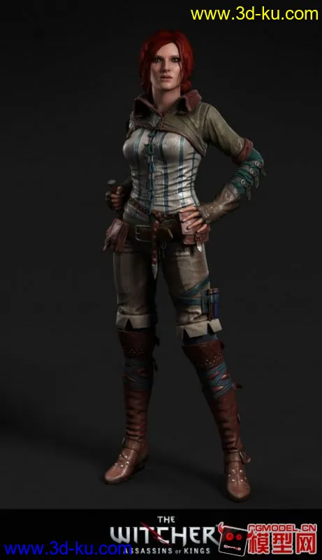 巫师2，女性角色TRISS模型Witcher 2 -Triss Merigold的图片1