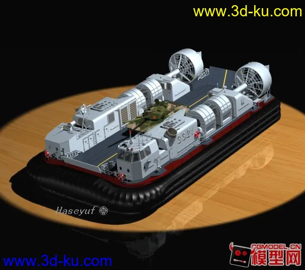 中国海军726型气垫登陆艇模型的图片1