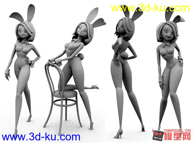 兔女郎模型的图片3