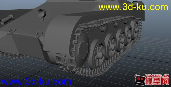 德军I号坦克A型，新手试做，面多有点卡...模型的图片3