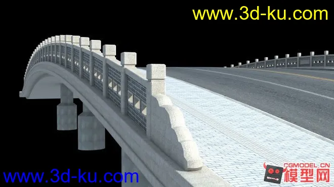 一座普通的桥模型的图片2