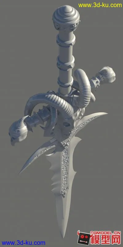 骷髅之剑霜之哀伤模型的图片3