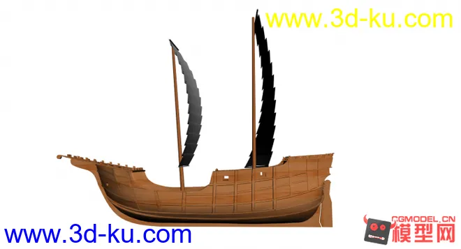 木质帆船模型的图片2