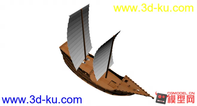 木质帆船模型的图片3