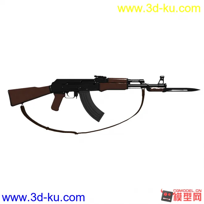 AK47，有贴图模型的图片1
