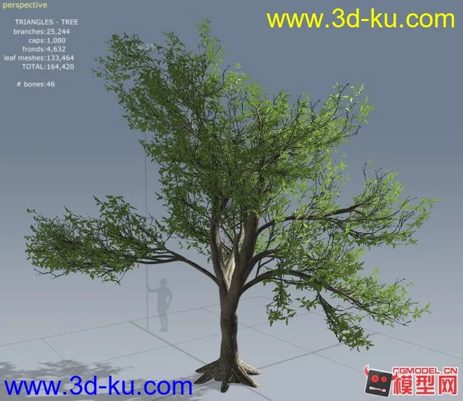 动画场景树模型带贴图的图片3