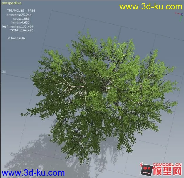 动画场景树模型带贴图的图片4