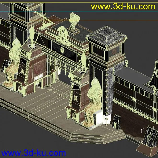 埃及城门模型的图片1