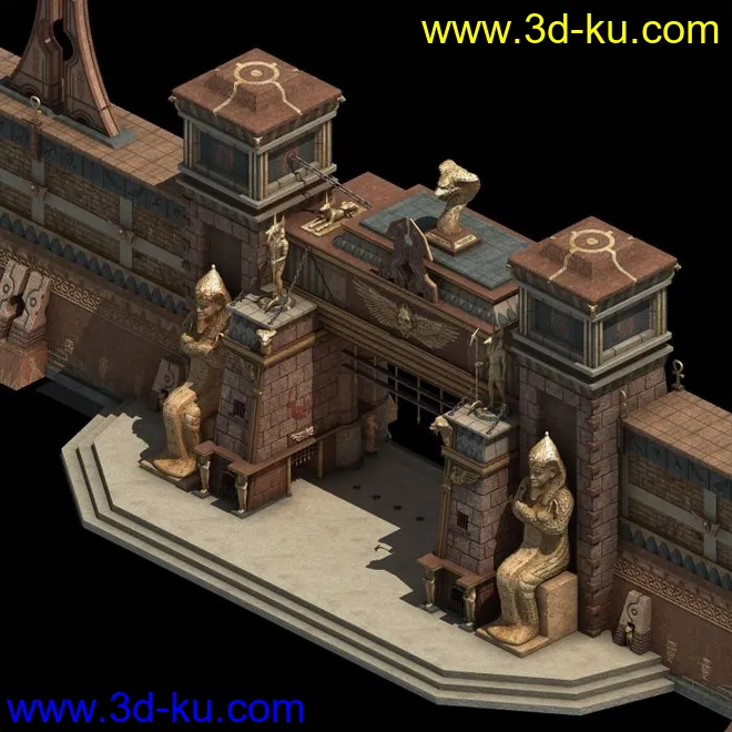 埃及城门模型的图片3