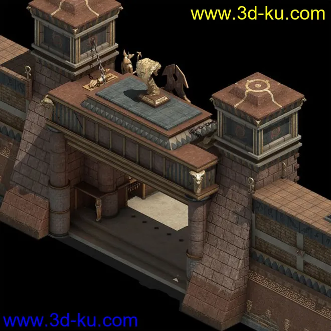 埃及城门模型的图片4
