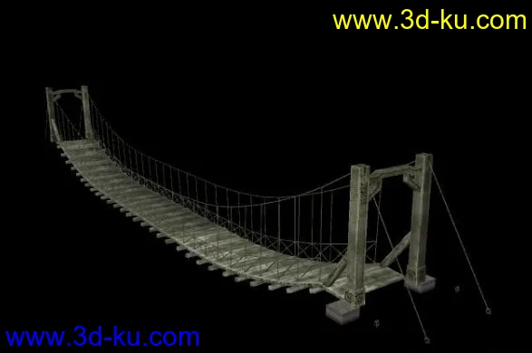 一个吊桥模型的图片1