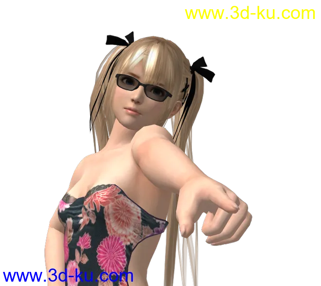 DOA5 最萌小萝莉 Marie Rose 粉红比基尼版模型的图片1