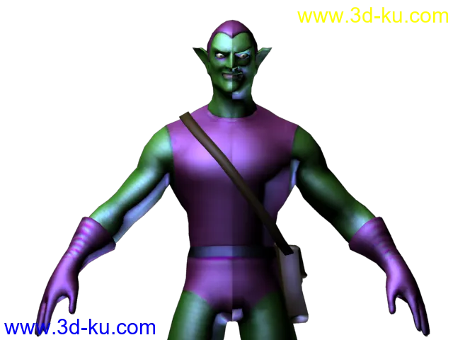 蜘蛛侠反派角色——绿恶魔模型的图片2