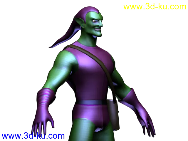 蜘蛛侠反派角色——绿恶魔模型的图片3