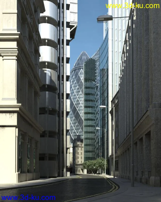 高品质英国伦敦城的多角度场景模型的图片3