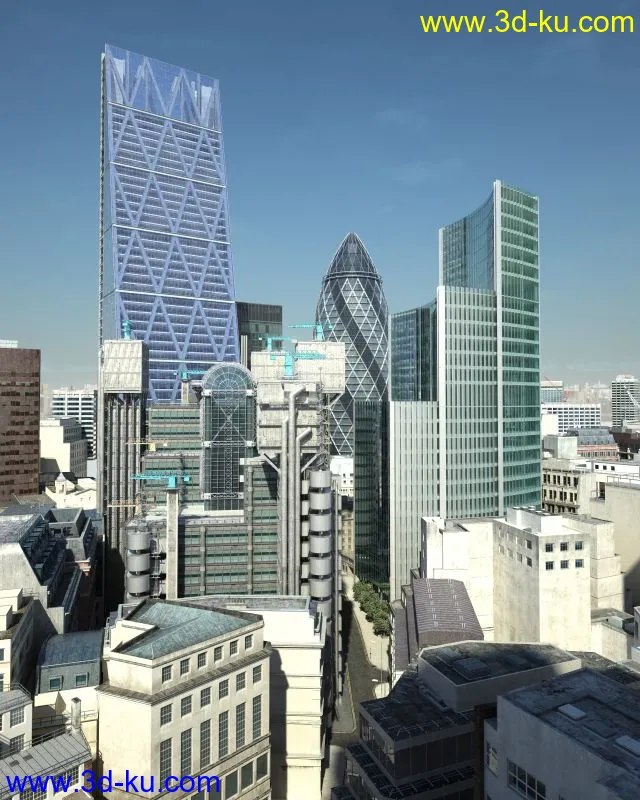 高品质英国伦敦城的多角度场景模型的图片7