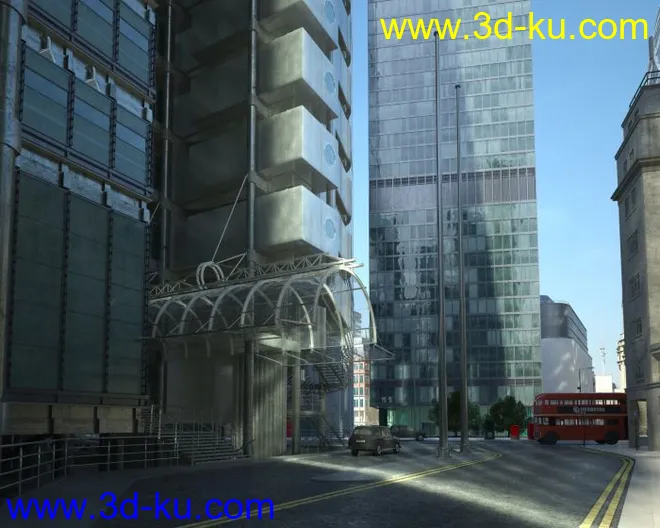 高品质英国伦敦城的多角度场景模型的图片8