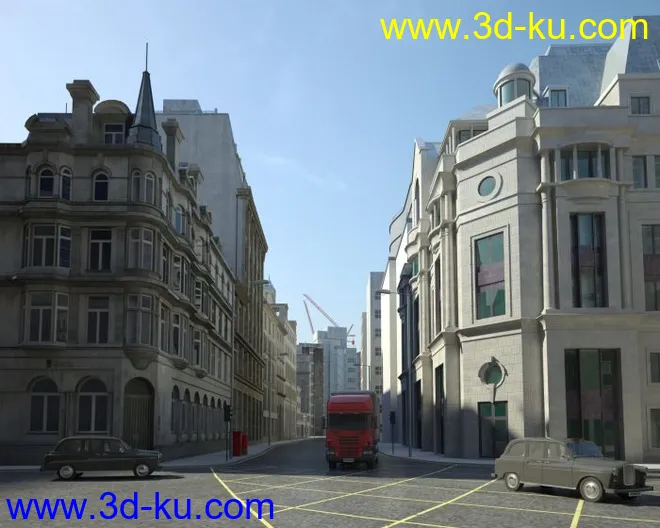 高品质英国伦敦城的多角度场景模型的图片10