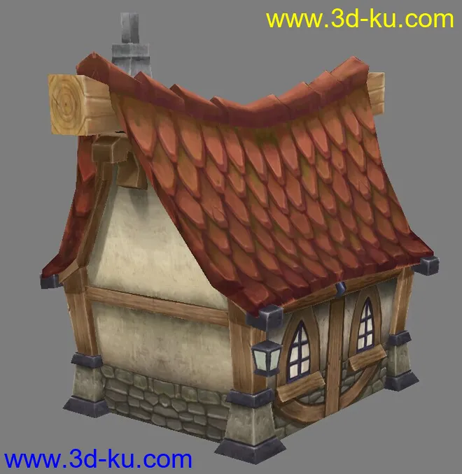 Q版 小房子模型的图片2