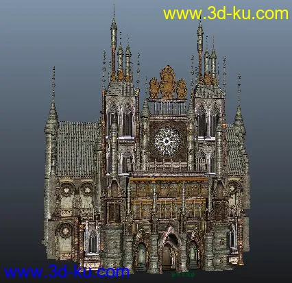 【课程设计】欧洲中世纪教堂模型的图片2