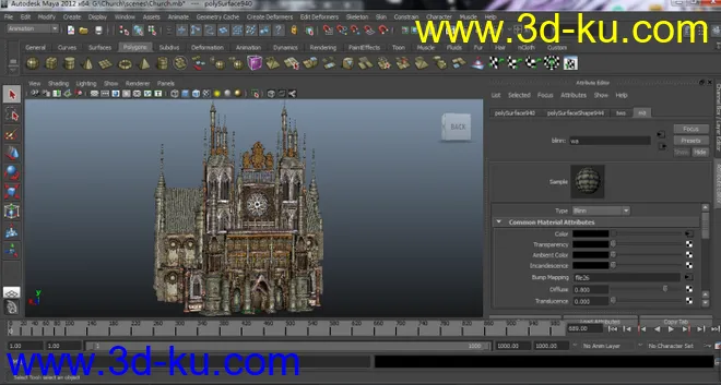 【课程设计】欧洲中世纪教堂模型的图片4