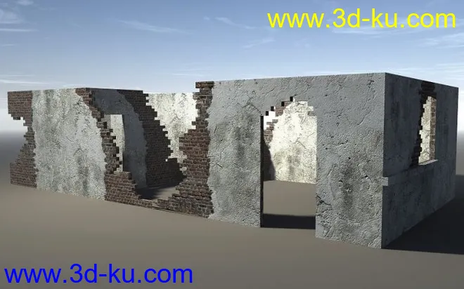 残缺遗址建筑3D模型合辑的图片1