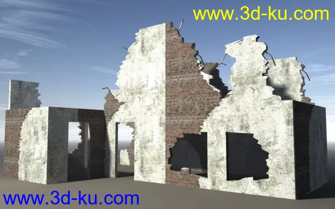 残缺遗址建筑3D模型合辑的图片2