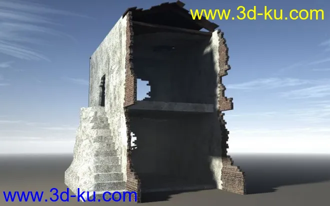 残缺遗址建筑3D模型合辑的图片3