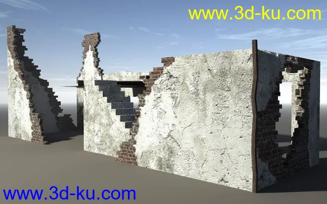 残缺遗址建筑3D模型合辑的图片9