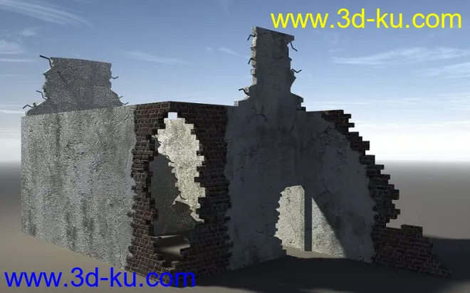残缺遗址建筑3D模型合辑的图片11