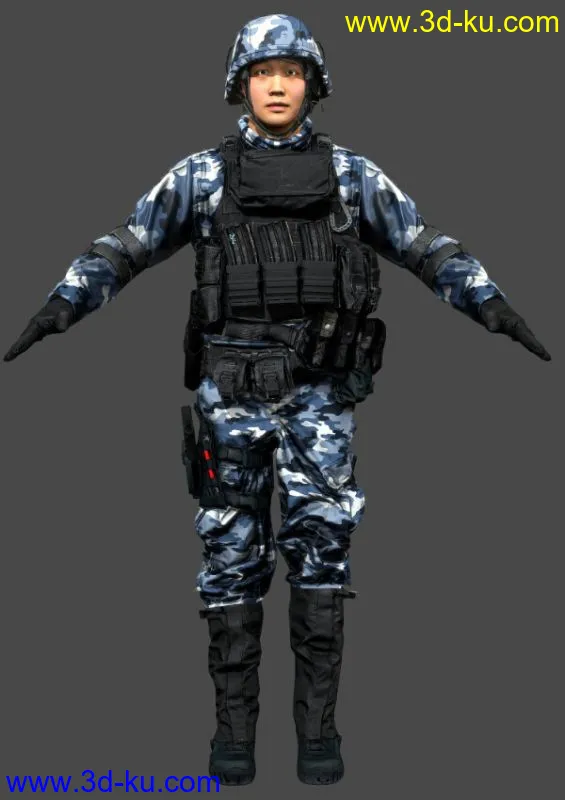 PLA 解放军  sp_chinese from Battlefield 4模型的图片2