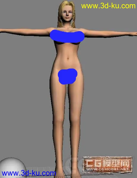 DOA的裸体MM模型的图片1