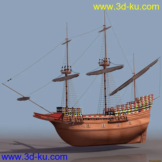 网上收集的全套实用模型之古代战舰＆现代战舰系列 不为积分 但求分享的图片4