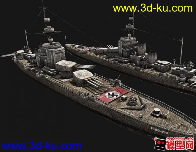 德国战列舰模型的图片1
