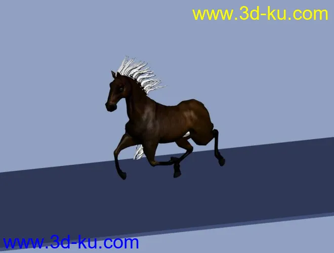 马奔跑模型 带贴图动画的图片2