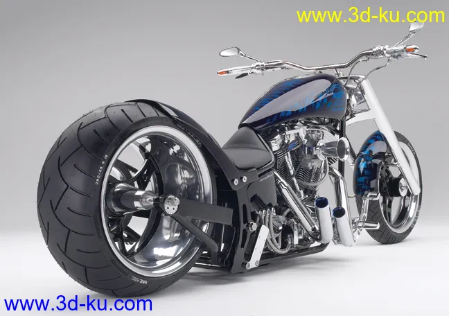 影视级帝国摩托车模型的图片2