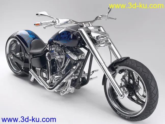 影视级帝国摩托车模型的图片5