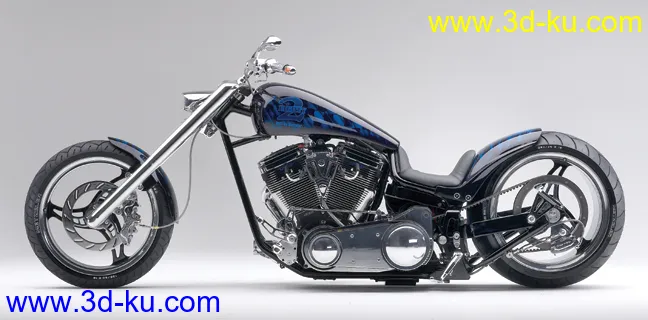 影视级帝国摩托车模型的图片6